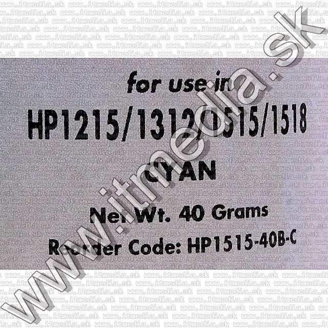 Image of IT Media HP 1500 refill powder Cyan 40g (IT2892)